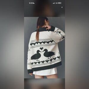 Anthropologie x Bel Kazan Duck Love Cardi • OS • Sold Out